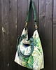 torby XXL Torbay hobo XXL - print, pawie oczka 1