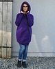 bluza z kapturem damska Bluza płaszczyk  damska asymetryczna bawełniana 1