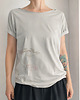 t-shirt damskie Botaniczna Cyna oversize 2