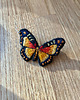 broszki Motyl - ręcznie haftowana broszka 6