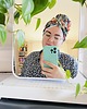 do włosów różne Bambusowy turban do włosów na guzik Flowers 7
