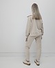 komplety damskie Anisa minimalistyczny lekko dopasowany komplet spodnie i bluza - Clud 4