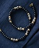 chokery Choker z onyksu i agatu tybetańskiego 1