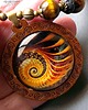 korale Mandala w niezwykłym etnicznym naszyjniku w pięknych kolorach unikat handmade 1