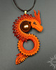 wisiory Cavrenos III, wisior ze smokiem, beading 2