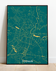 plakaty Plakat Mapa Poznania - różne kolory 3