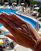 bransoletki złote Bransoletka z pierścionkiem Shining Crystal 1