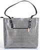 torby na ramię Skórzany Shopper - czarno-biała pepitka (7066) 3