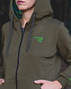 bluza z kapturem damska Bluza damska z kapturem rozpinana ZAMGLONY LAS khaki 1