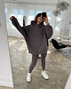 bluza bez kaptura damska Bluza Patchouli cacao kaptur 3