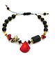 bransoletki na sznurku Bransoletka Czerwono- Czarna Amulet Dobrostanu PROSPERITY WISH CHARM 2