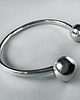 bransoletki srebrne Bransoletka bangle z kulkami 14 mm 3