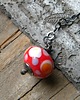 bransoletki wire wrapping Opalizujące sześciany   - bransoletka 4