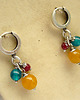 kolczyki z kamieniami Kolczyki Coś kolorowego 1