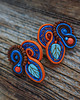 kolczyki soutache Kolczyki soutache Jesienny liść 2