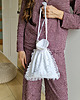 kosmetyczki Kosmetyczka vintage torebka bawełniana upcykling z koronką 1