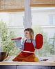 fartuchy kuchenne Fartuch dziecięcy róż/pomarańcz/beż 4