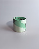 kubki Czarka / kubek nerikomi miętowo-brązowy 4
