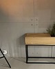 komody Kwietnik dębowy, konsola loft  90x75 3