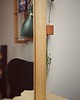 lustra stojące i wiszące Lustro ścienne z półką live edge akacja + fiolka na kiatek 4