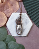 wisiory Miedziany wisiorek wire wrapping z dendrytem #223 1