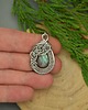 wisiory Wisiorek oryginalny labradoryt wire wrapping 3