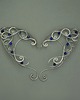 nausznice Nausznica zausznica uszy elfa lapis lazuli wire wrapping 2