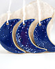Ozdoby na ścianę Ceramiczne księżyce - ozdoby wyiszące 4
