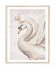 obrazy i plakaty do pokoju dziecięcego Plakat na ścianę łabędź w koronie - Swan Vintage 2