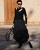 spódnice maxi Spódnica MAXI Military Black 1