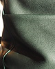 torby na ramię Ciemno zielona  skórzana torebka na skos 5