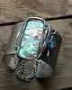 bransoletki wire wrapping Bioluminescencja   - BRANSOLETA MANKIET - CUFF 6