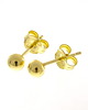 kolczyki pozłacane Kolczyki złote Malutkie kuleczki balls 4mm 1