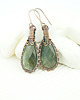 kolczyki wire wrapping Kolczyki z labradorytem 1