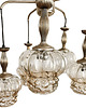 lampy wiszące Żyrandol kaskadowy mid-century modern VEB Narva Leuchten, Niemcy, lata 70. 6