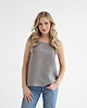 topy damskie Lniany Top MEADOW TRUE GRAY 2