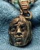 naszyjniki - inne "Pustynne piaski" - Naszyjnik z brązu na na naturalnych kamieniach 1