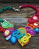 kolie Kolorowy Bajkowiec - naszyjnik Soutache 6
