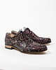 półbuty damskie Skórzane półbuty jazzówki Zapato model 246 czarny ornament 1