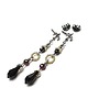 kolczyki swarovski Kolczyki Swarovski Królewskie lilijki - black vol. 2 1