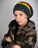 czapki damskie DreadLove Rasta 02 - CIEMNO SZARY 1