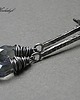 kolczyki wire wrapping Krokodyle łzy   -kolczyki 2