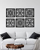 dekoracje - na ścianę 3D DEKORACYJNY PANELE AŻUROWE, ZESTAW 6 DEKORÓW, AZULEJOS, DEKORACJA ŚCIENNA, 1