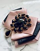 broszki Brosza z czarnymi kryształami w stylu glamour 7