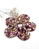 gumki do włosów Flower Scrunchie Purple 2