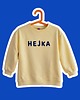 bluzy dla dziewczynki Bluza dziecięca HEJKA - żółta 1