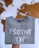 bluzy dla dziewczynki Bluza dziecięca PSOTNY TYP - miętowa 1