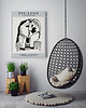 grafiki i ilustracje Pablo Picasso, inspiracja, plakat wystawowy 1