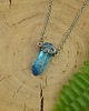 naszyjniki - inne Naszyjnik Talizman kryształ górski wire wrapping 4