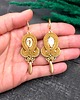 kolczyki soutache Kolczyki sutasz złote delikatne romantyczne małe lekkie Olivia 1